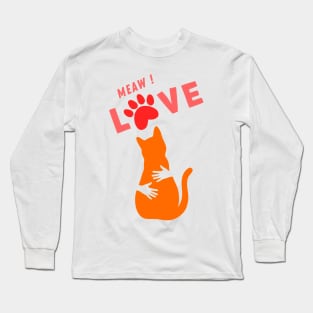 Meow love Long Sleeve T-Shirt